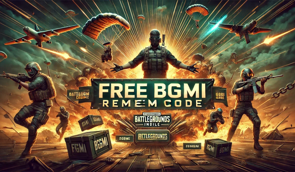 Free BGMI Redeem Code Today Giveaway Offer